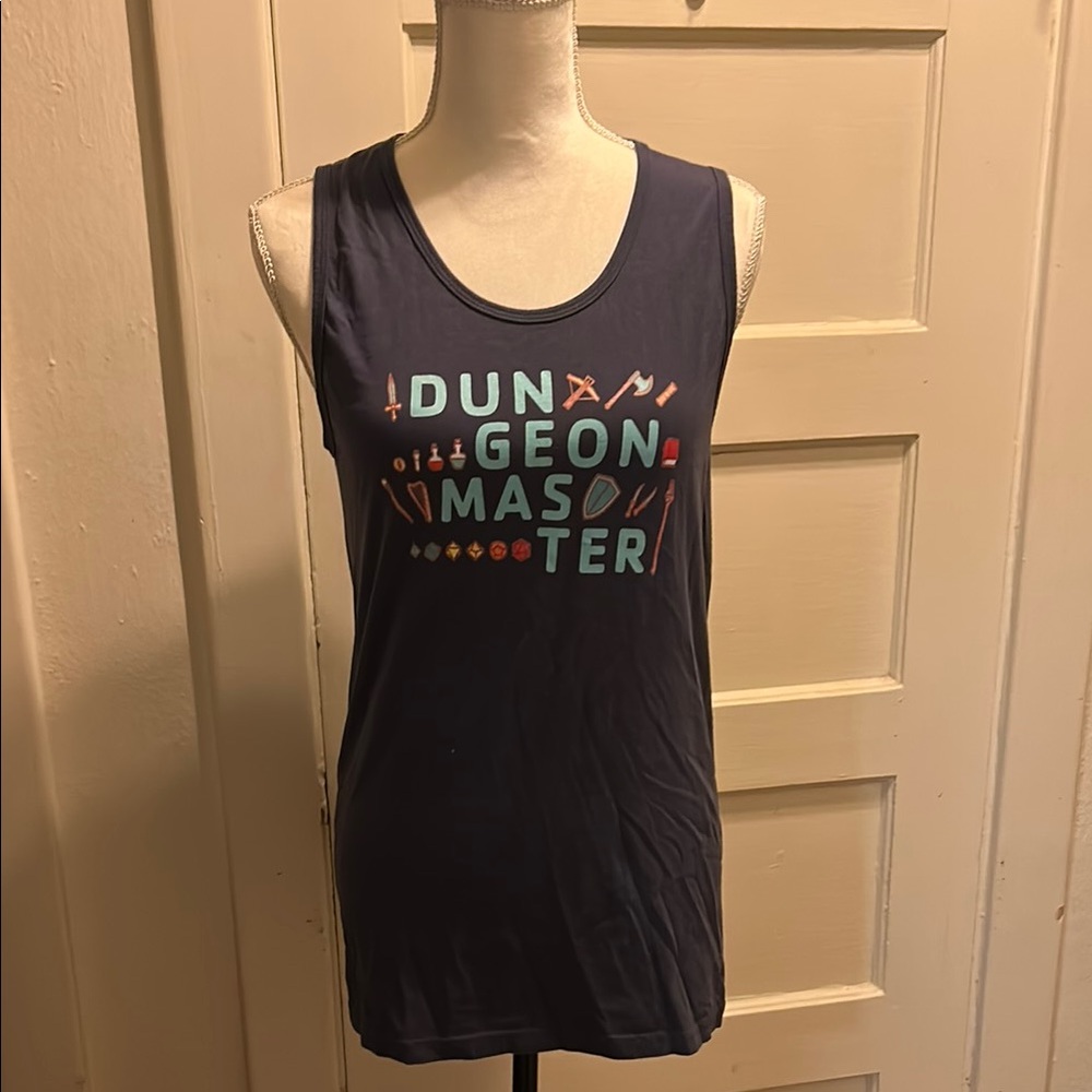 Blue Athletic Tank Top